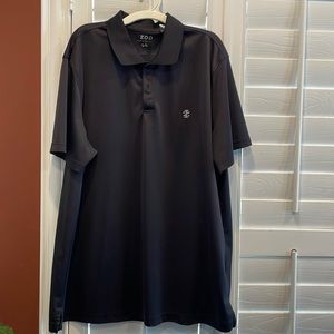 Izod Black XL golf shirt.